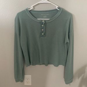 • American Eagle Waffle Long Sleeve •